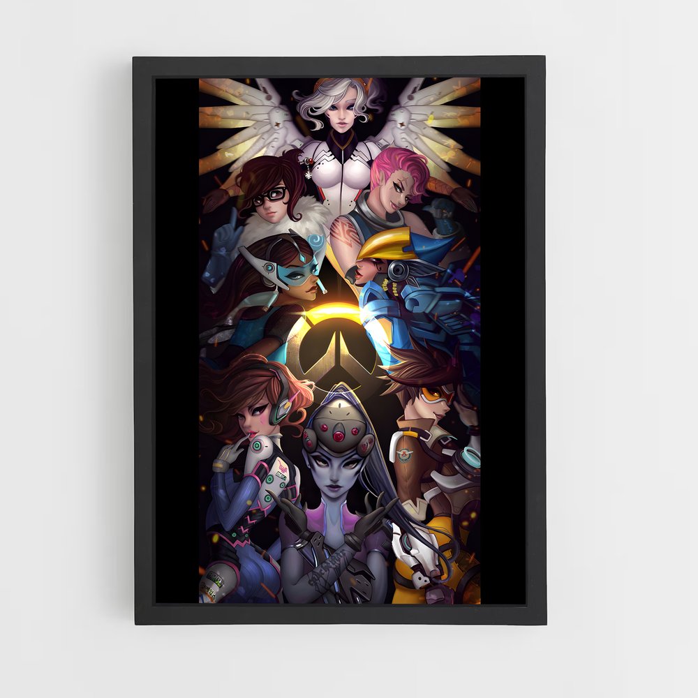 Poster Héros Overwatch (vue 2)
