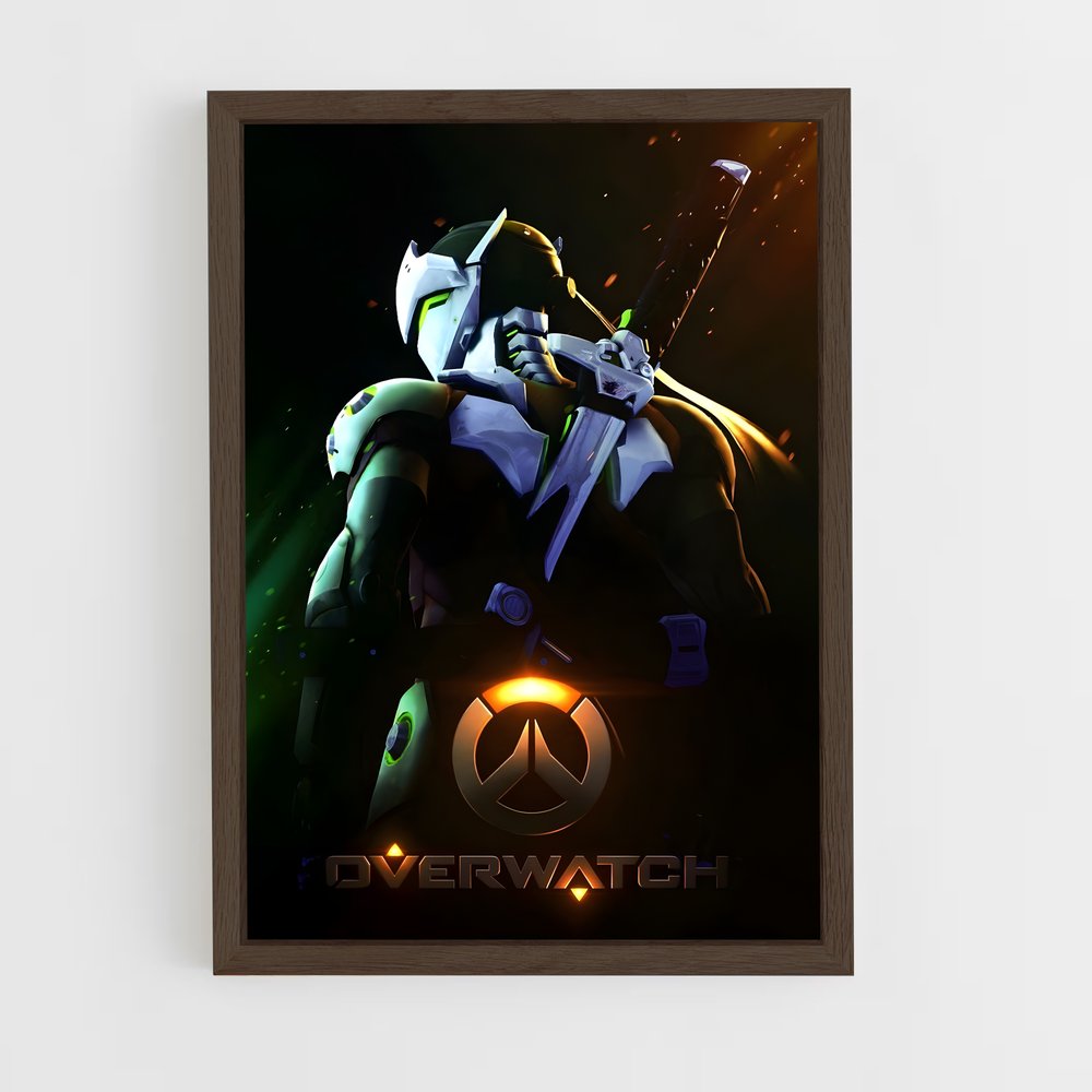 Poster Genji Shadow – affiche Overwatch (vue 5)