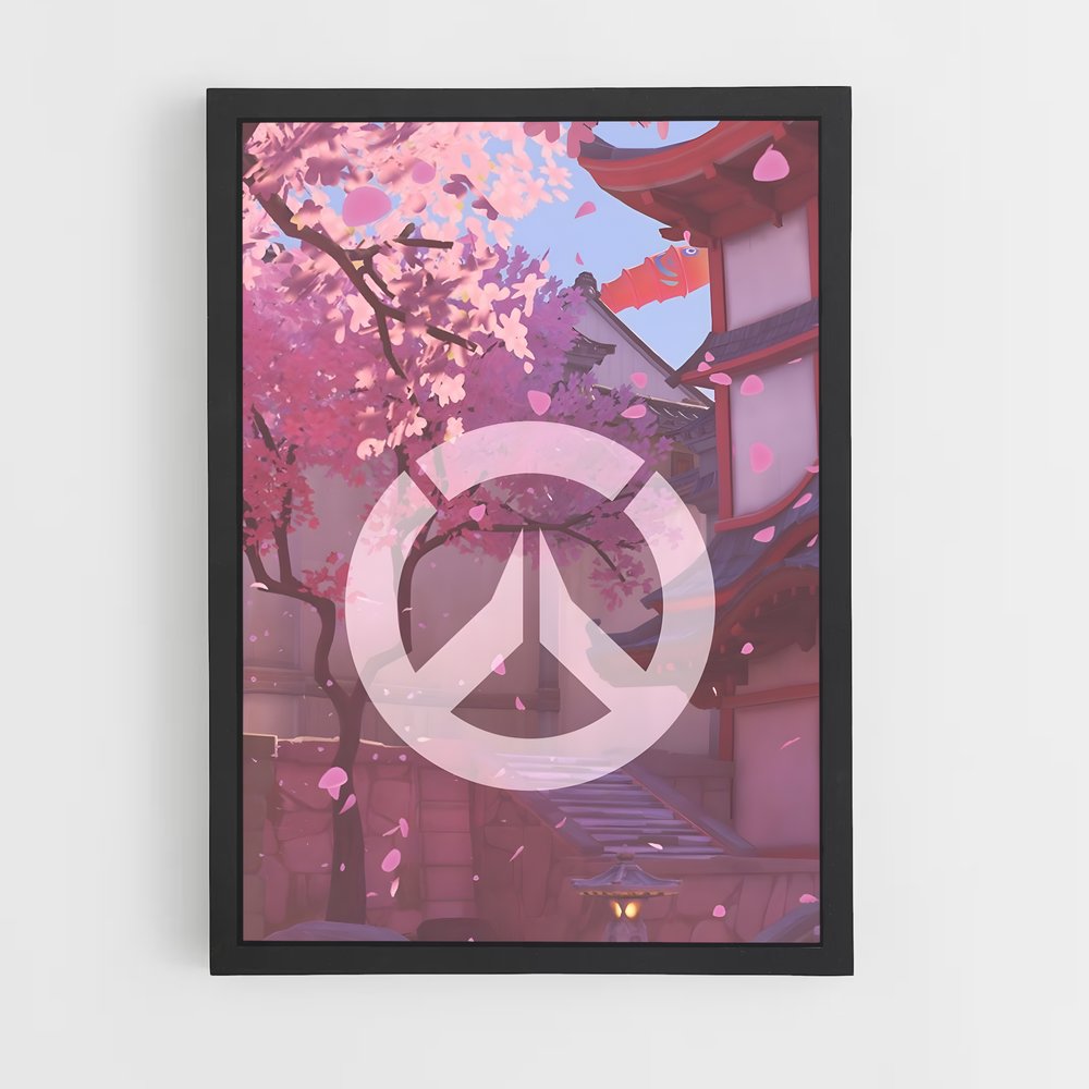 Poster Sakura Sanctuary – affiche Overwatch (vue 2)