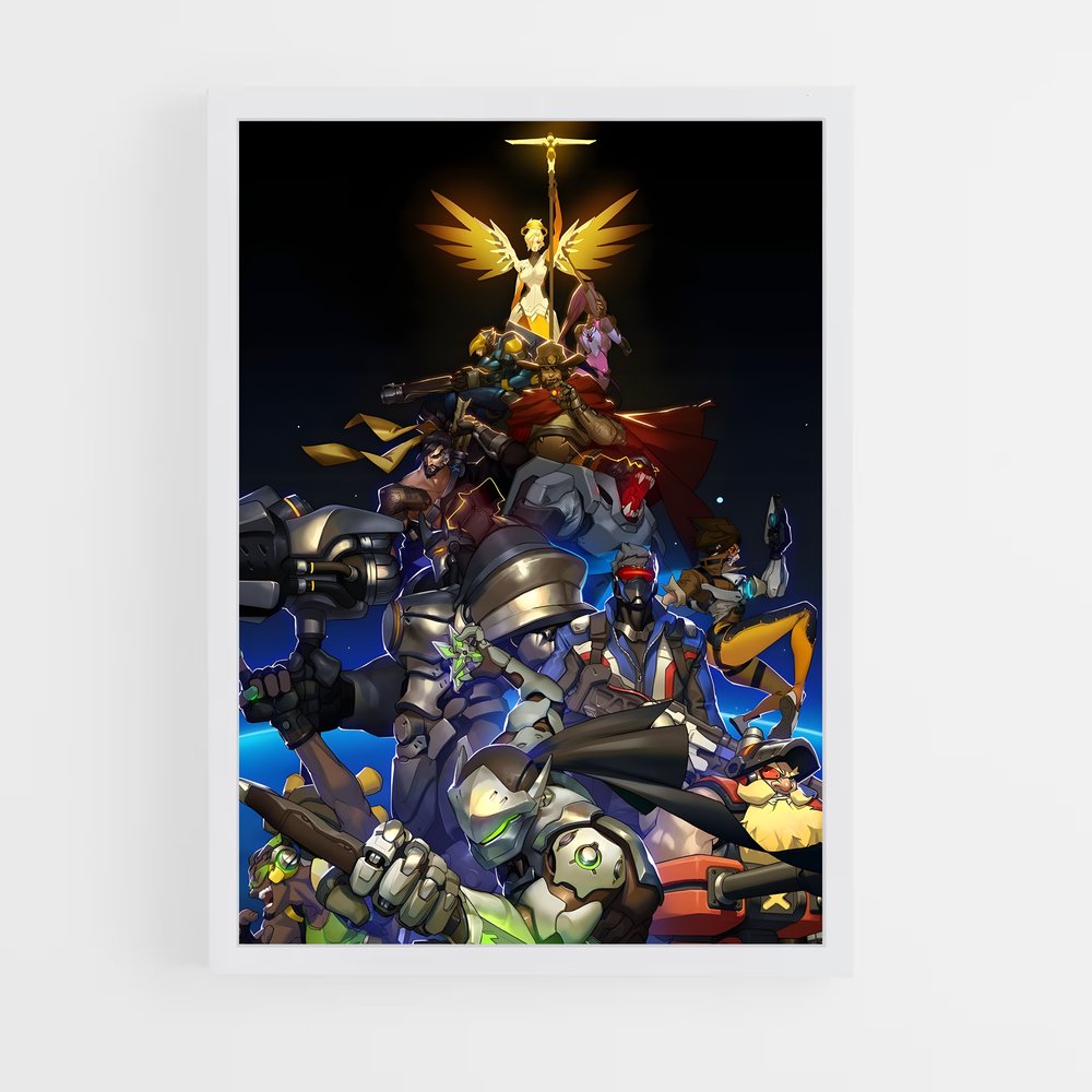 Poster Heroes of Overwatch (vue 3)