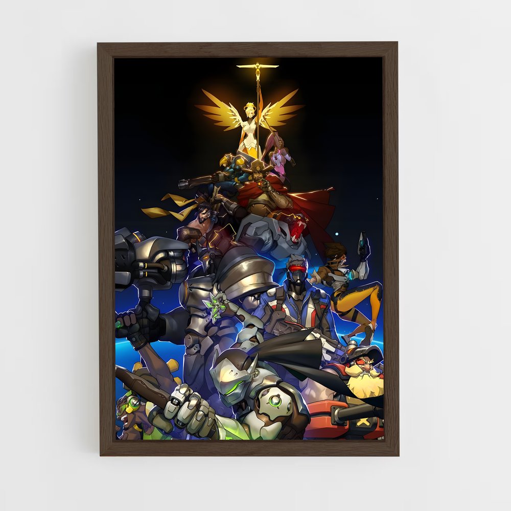 Poster Heroes of Overwatch (vue 5)