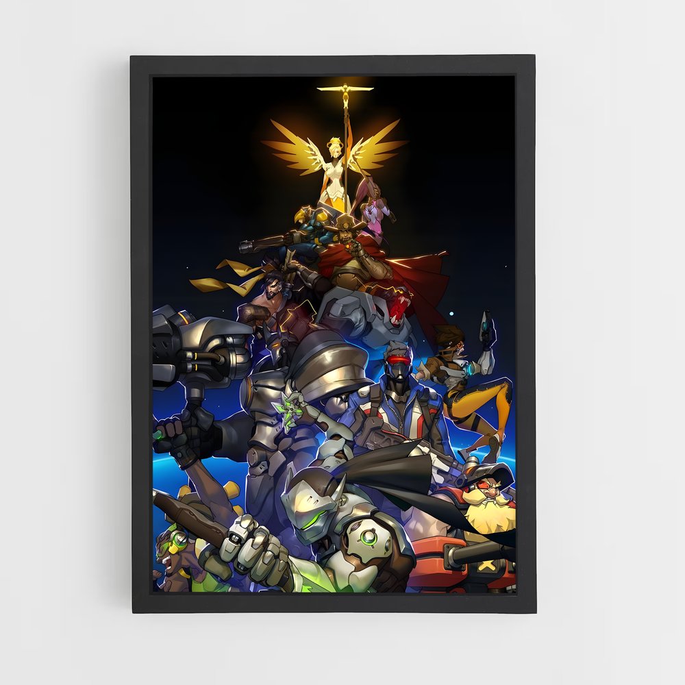 Poster Heroes of Overwatch (vue 2)