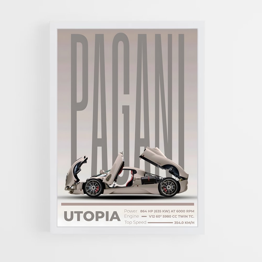 Poster Utopia Pagani (vue 3)