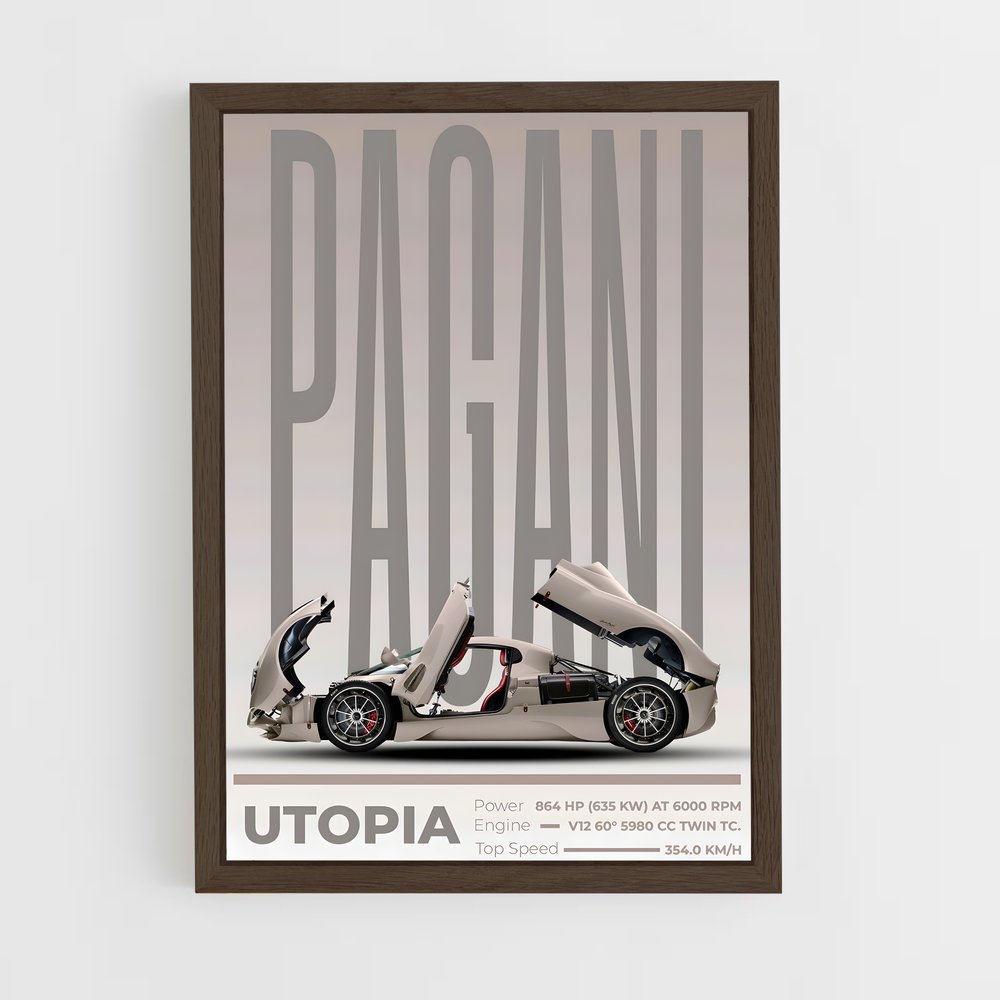 Poster Utopia Pagani (vue 5)