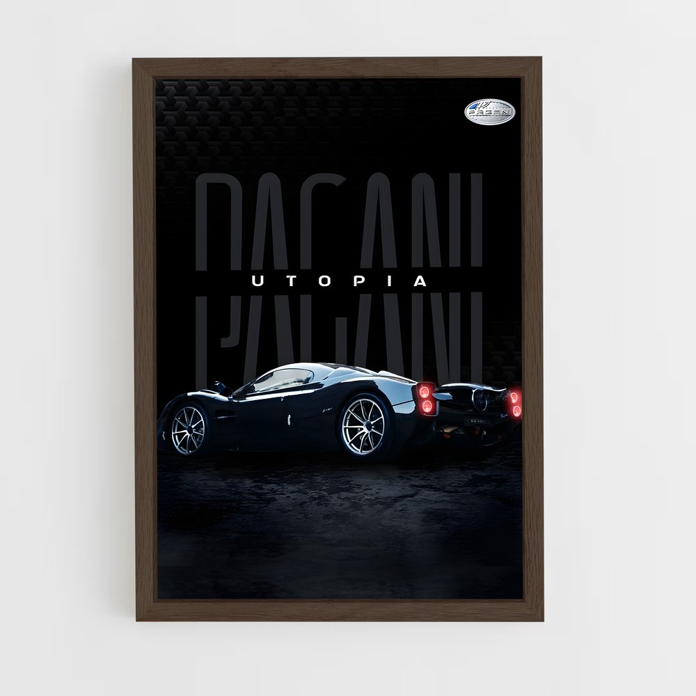 Poster Utopia Velocity – affiche Pagani (vue 5)