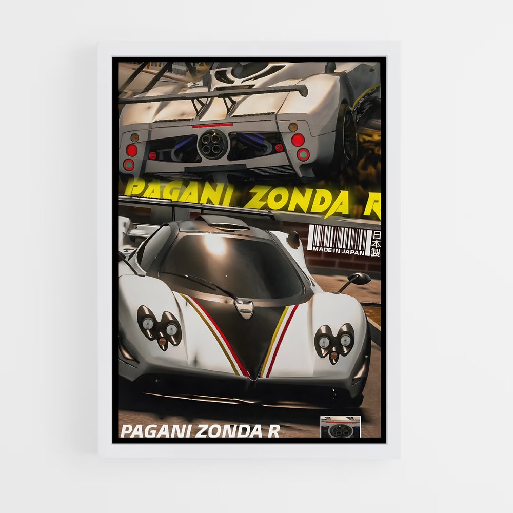 Poster Zonda Racing – affiche Pagani (vue 3)