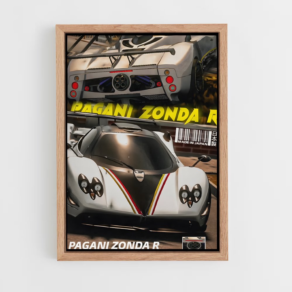 Poster Zonda Racing – affiche Pagani (vue 4)
