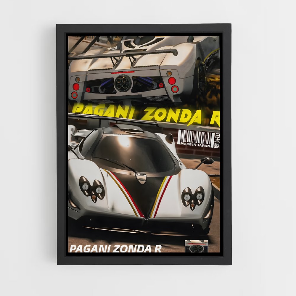 Poster Zonda Racing – affiche Pagani (vue 2)