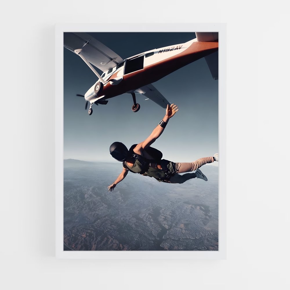 Poster Liberté Aérienne – affiche Parapente (vue 3)