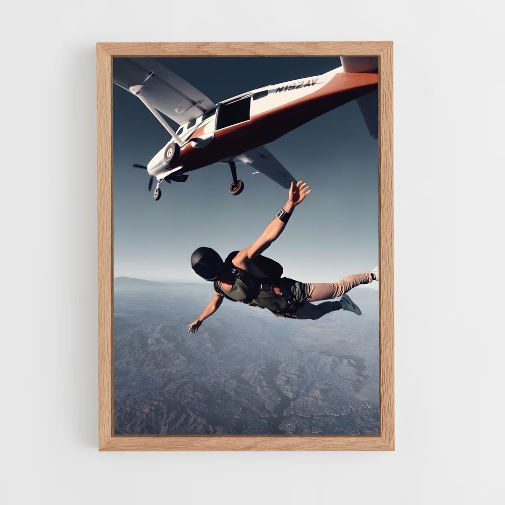Poster Liberté Aérienne – affiche Parapente (vue 4)