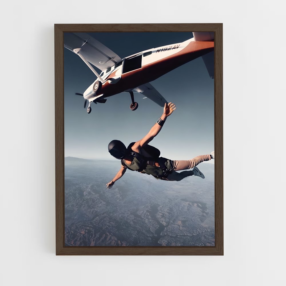 Poster Liberté Aérienne – affiche Parapente (vue 5)