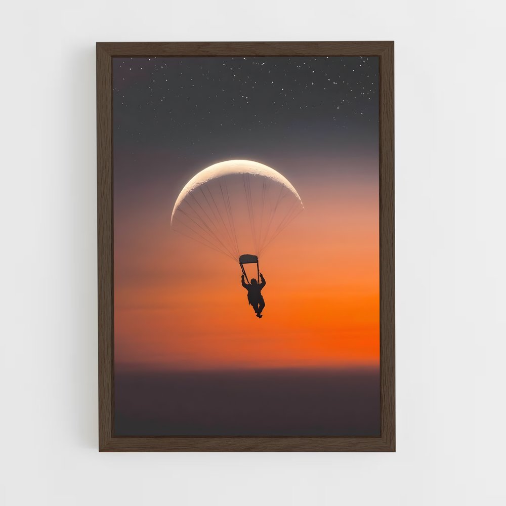 Poster Crépuscule Parapente (vue 5)