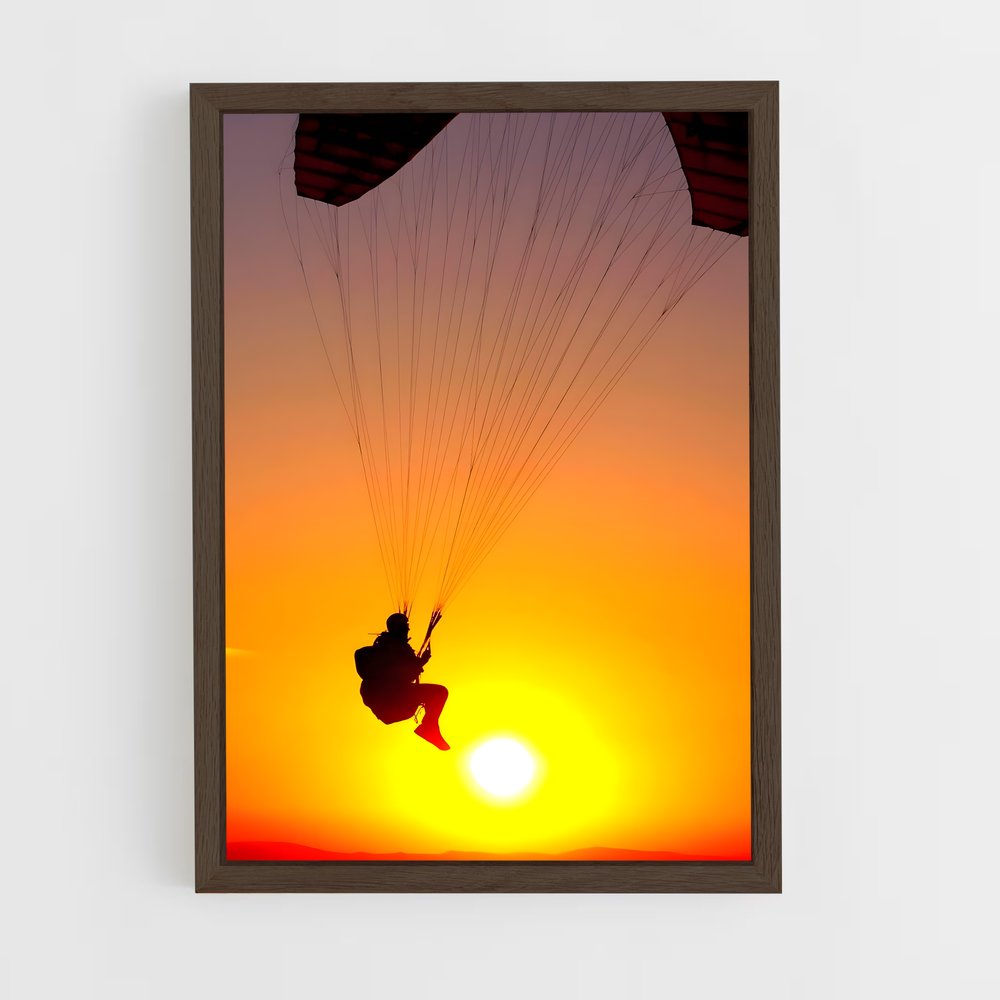 Poster Sunset Glide – affiche Parapente (vue 5)