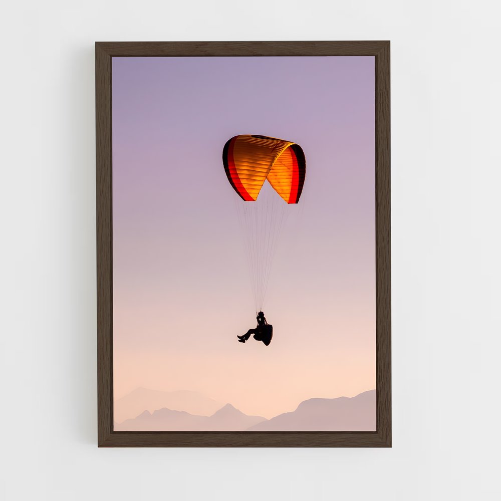 Poster Parapente au Crépuscule (vue 5)