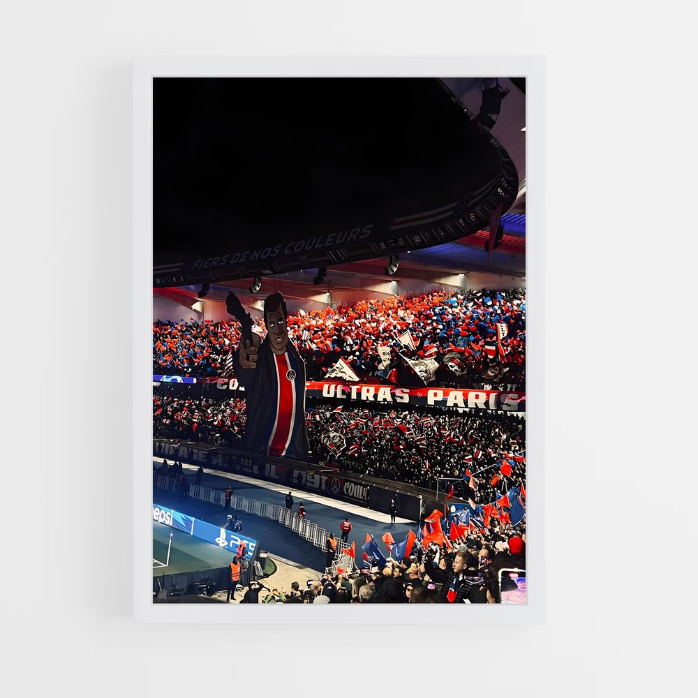 Poster PSG Ultras – affiche Football (vue 3)