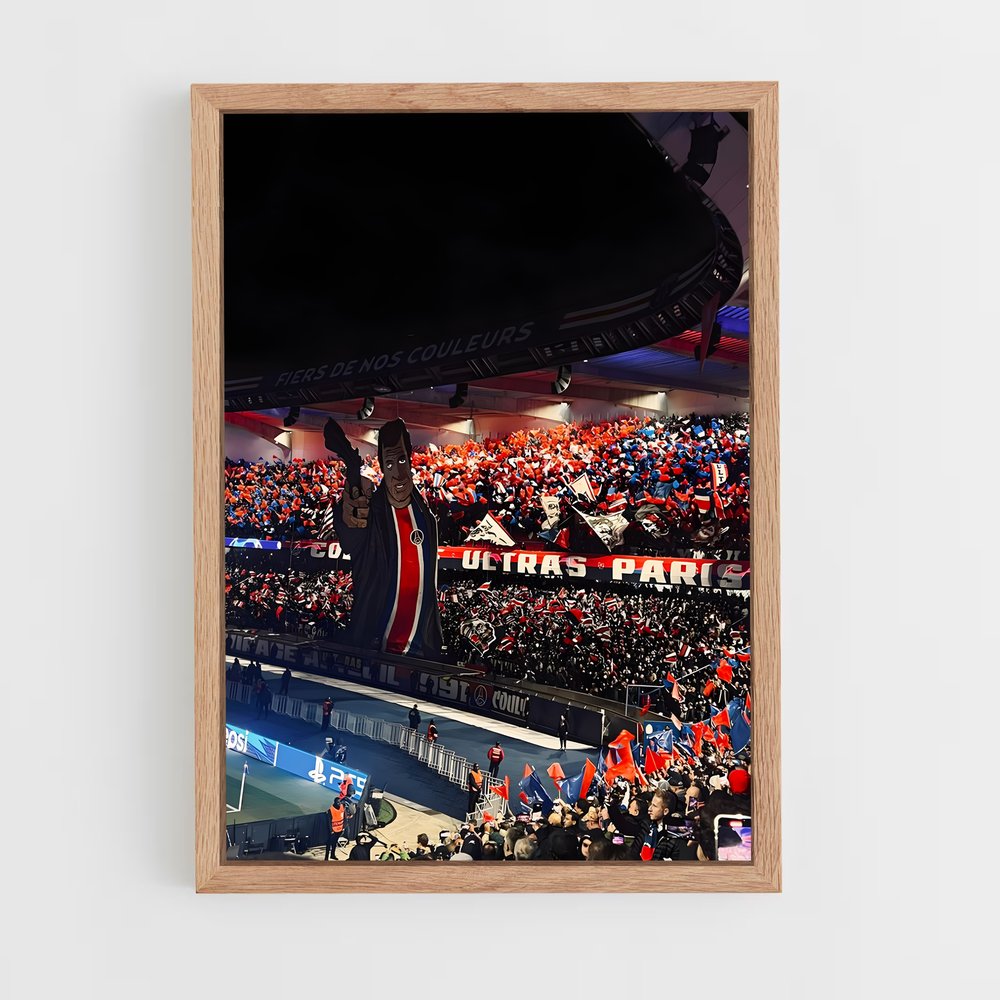 Poster PSG Ultras – affiche Football (vue 4)