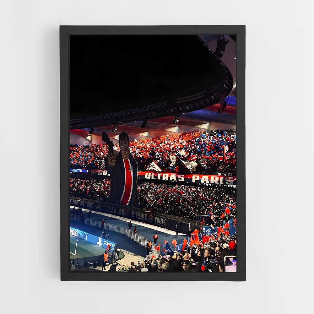 Poster PSG Ultras – affiche Football (vue 2)