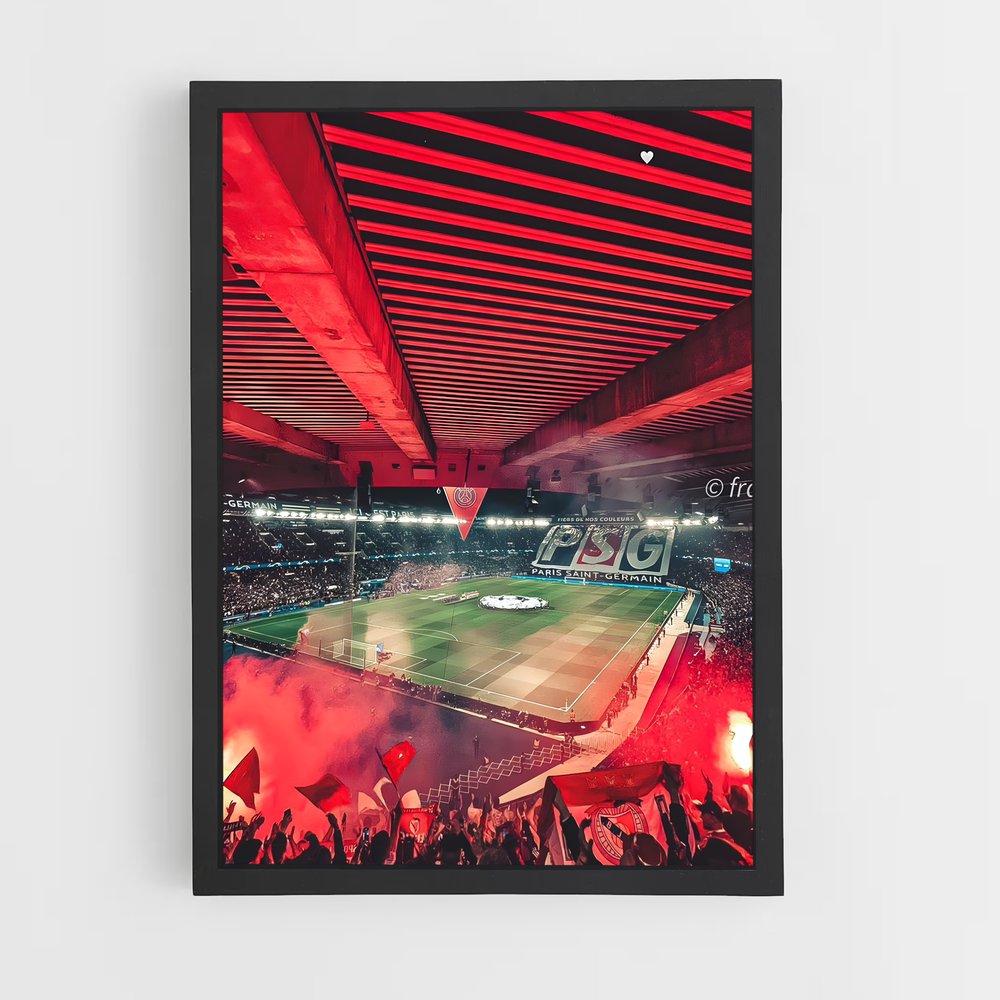 Poster PSG Stade – affiche Football (vue 2)