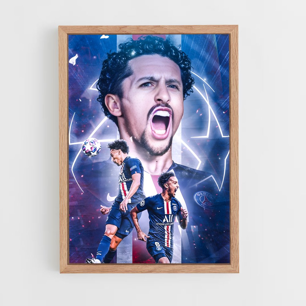 Poster Marquinhos – affiche Football (vue 4)