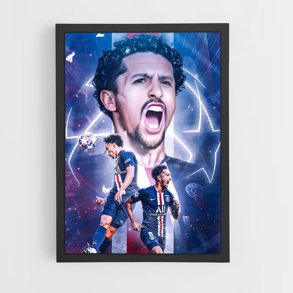 Poster Marquinhos – affiche Football (vue 2)