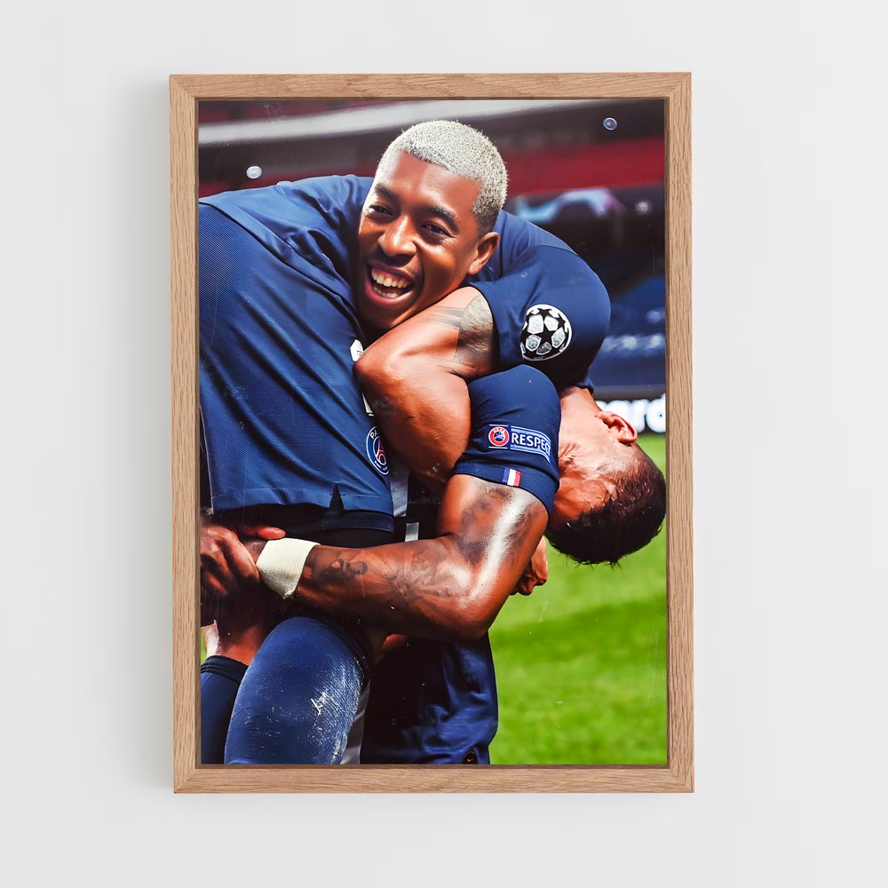 Poster PSG Célébration – affiche Football (vue 4)