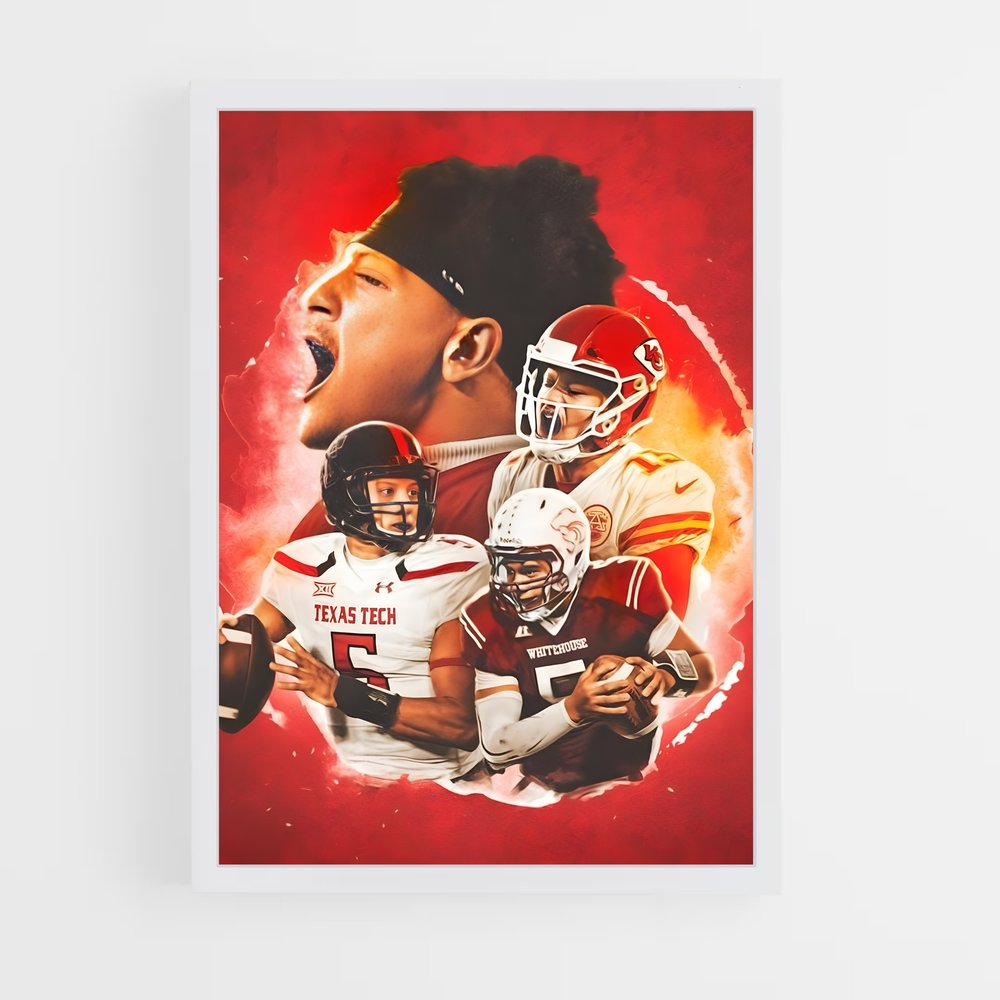 Poster Énergie du Gridiron – affiche Football US (vue 3)