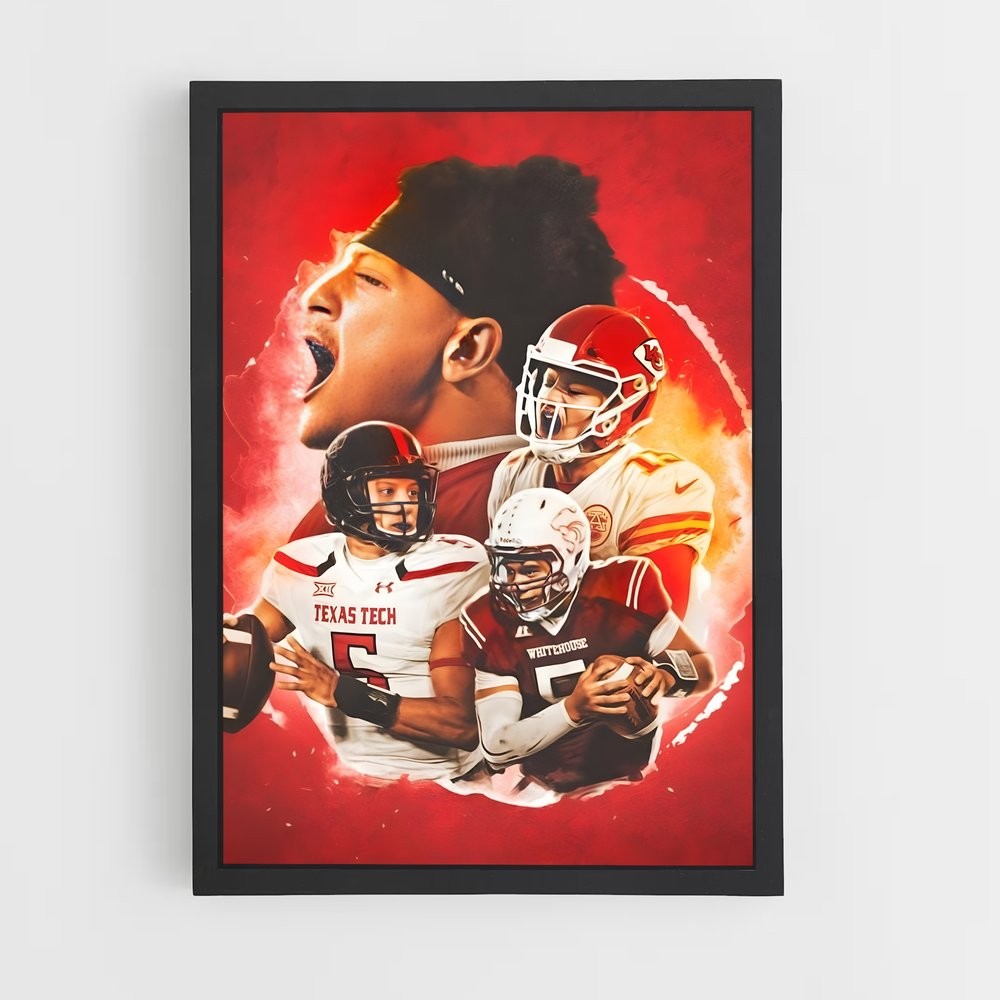Poster Énergie du Gridiron – affiche Football US (vue 2)