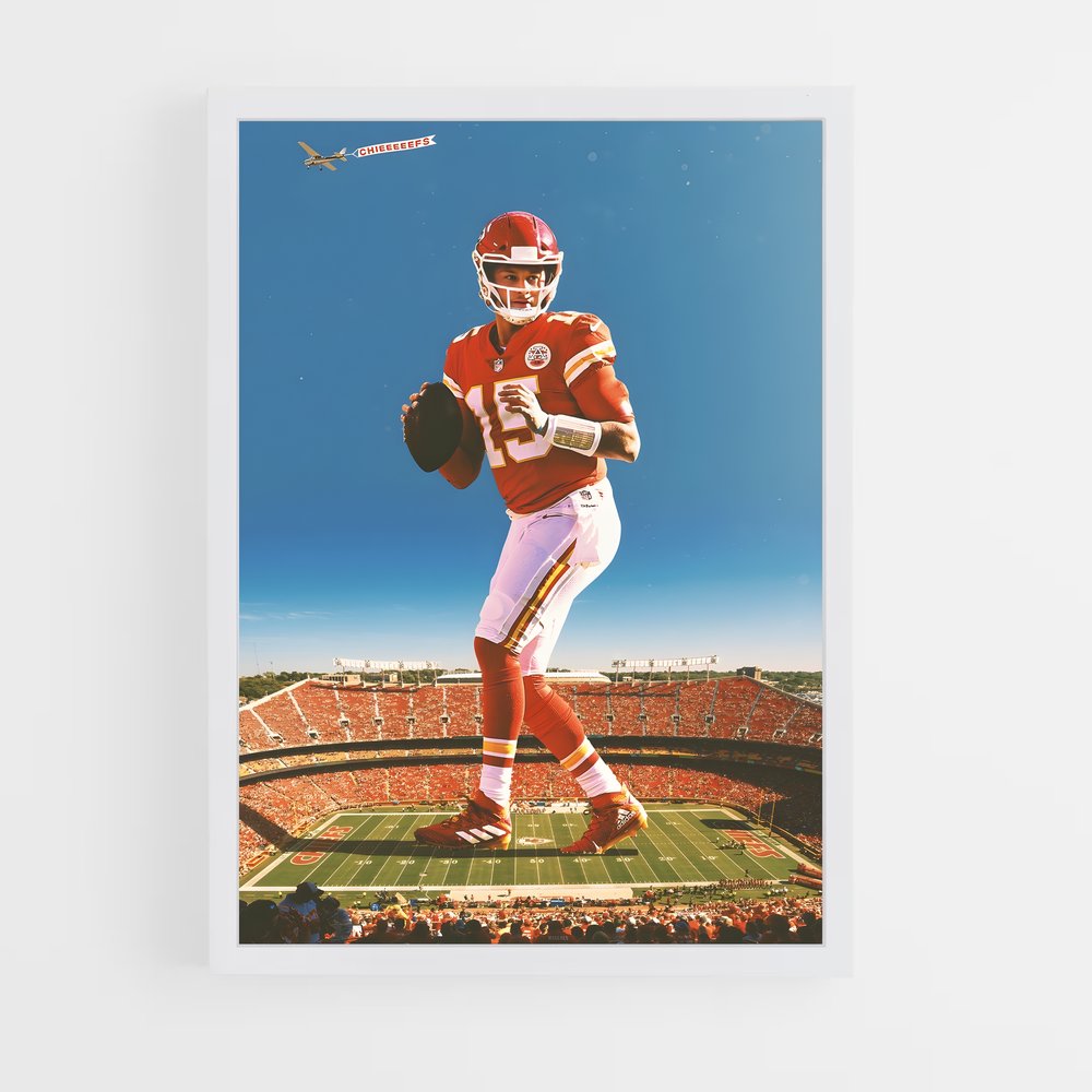 Poster Chef du Terrain – affiche Football US (vue 3)