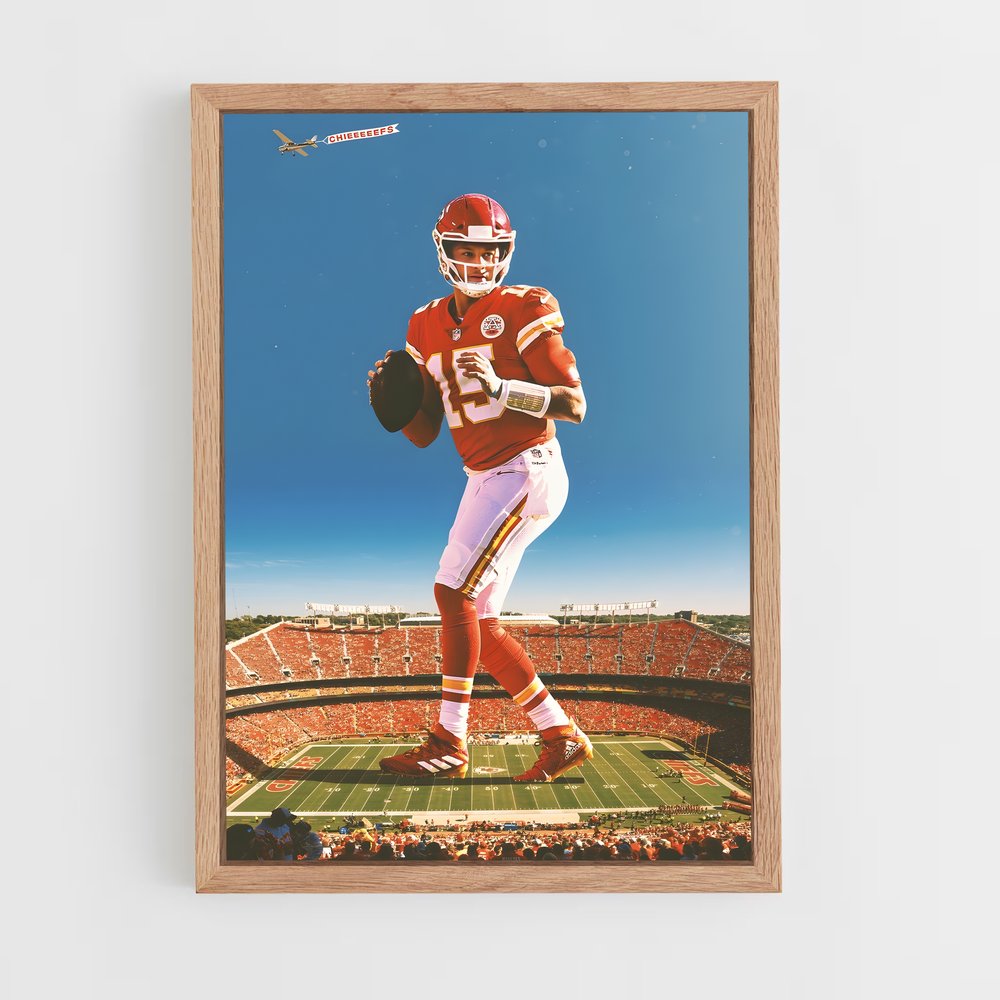 Poster Chef du Terrain – affiche Football US (vue 4)