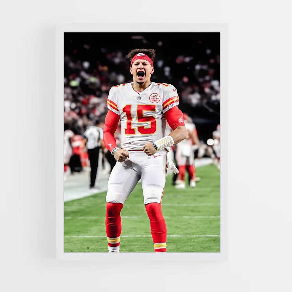 Poster Patrick Mohames Quaterback – affiche Football US (vue 3)
