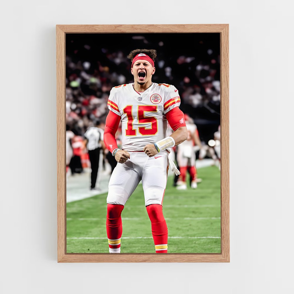 Poster Patrick Mohames Quaterback – affiche Football US (vue 4)