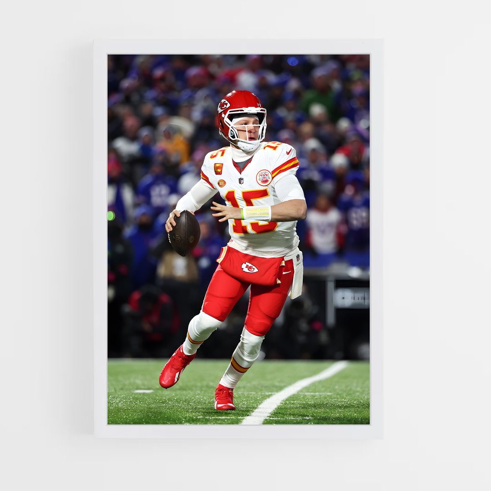 Poster Quarterback en Action – affiche Football US (vue 3)
