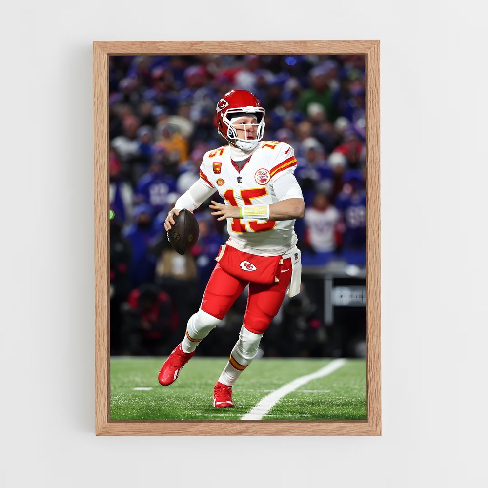 Poster Quarterback en Action – affiche Football US (vue 4)
