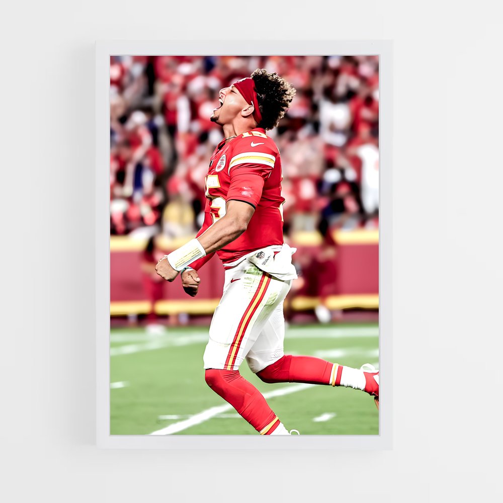Poster Victoire en Mouvement – affiche Football US (vue 3)