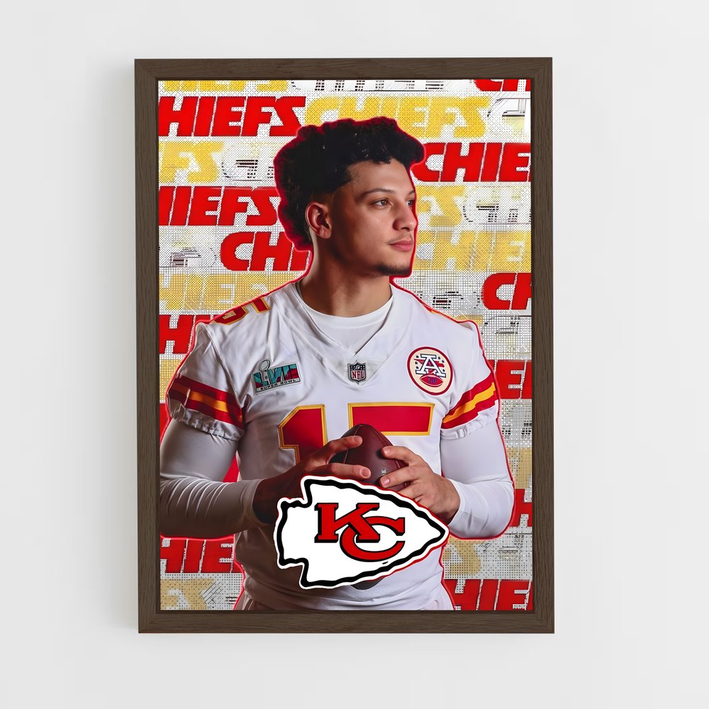 Poster Quarterback Chiefs – affiche Football US (vue 5)