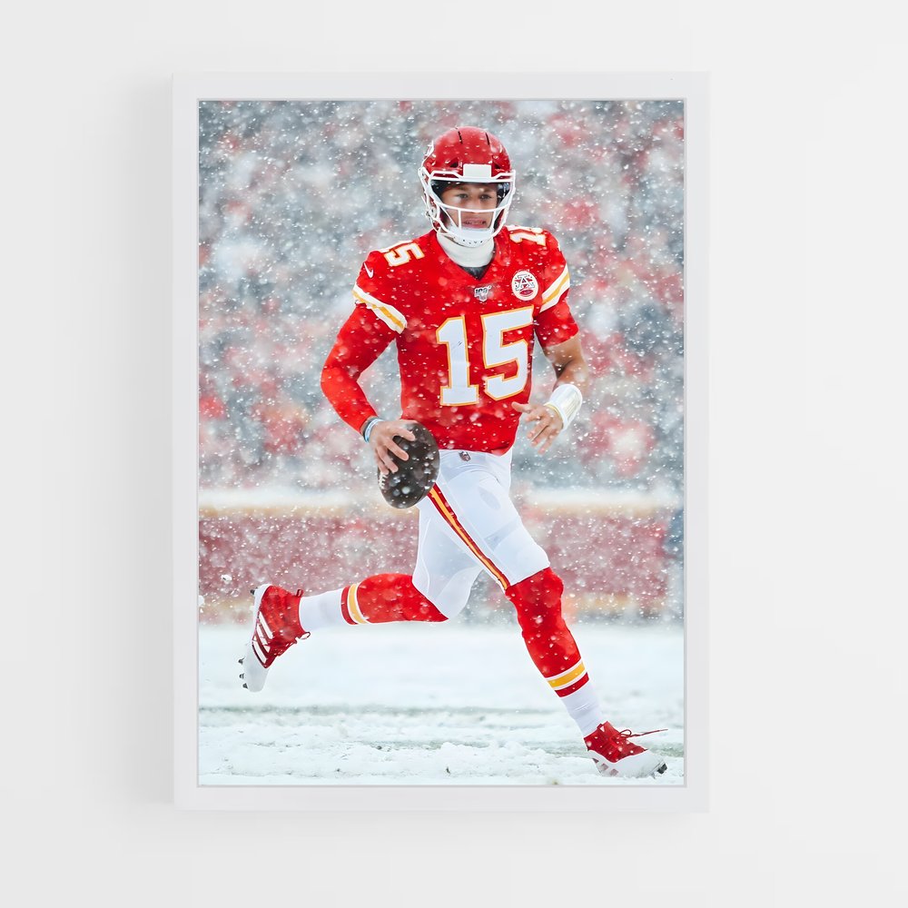 Poster Quarterback Étoilé – affiche Football US (vue 3)