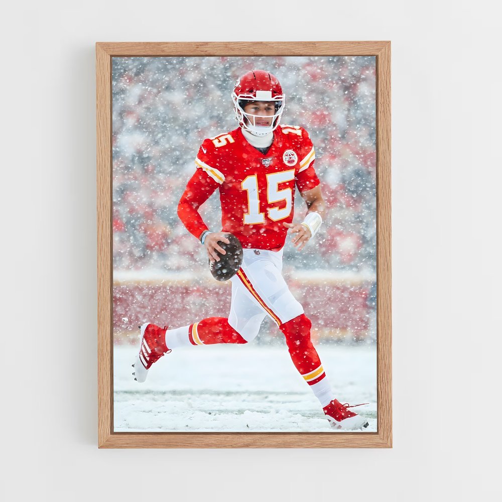 Poster Quarterback Étoilé – affiche Football US (vue 4)