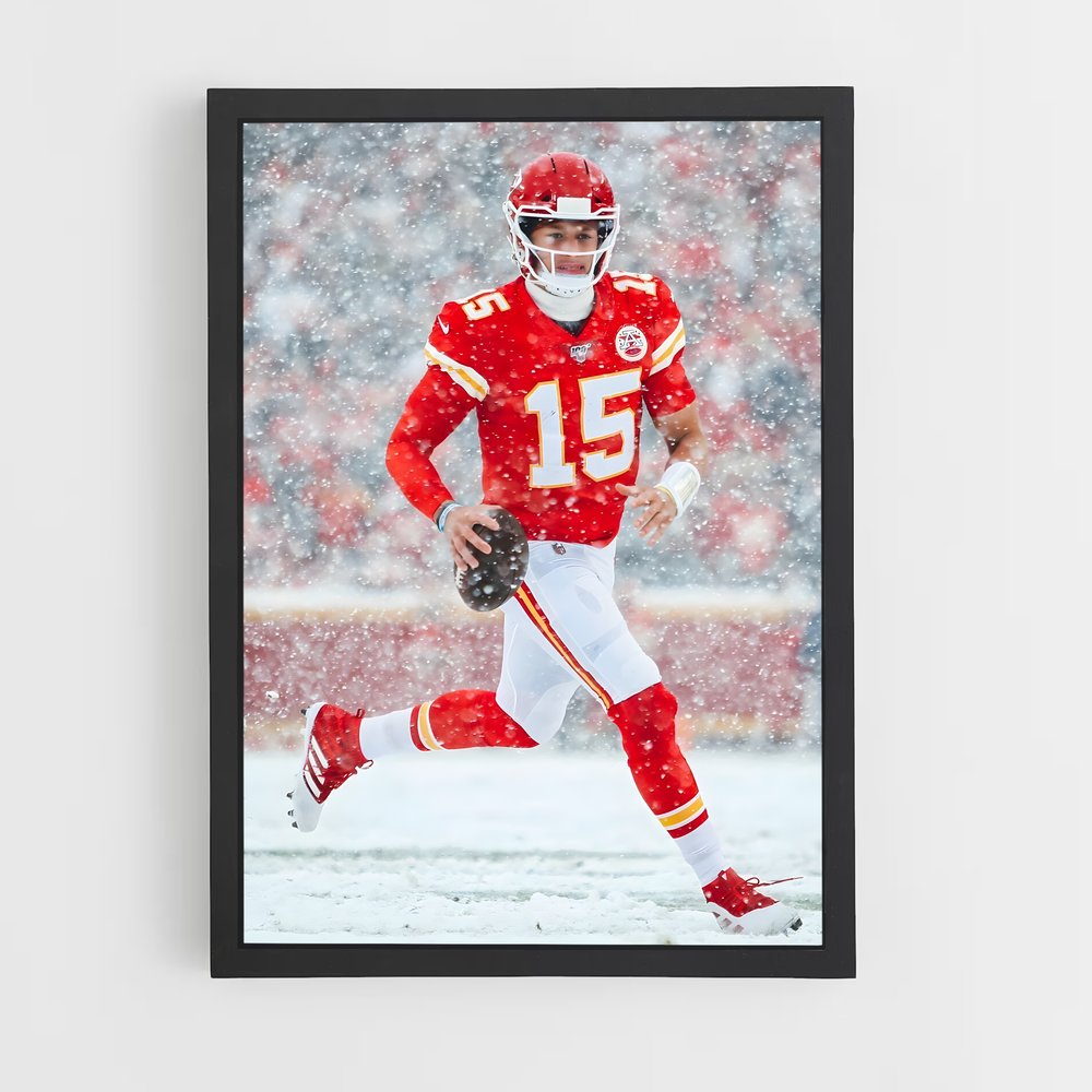 Poster Quarterback Étoilé – affiche Football US (vue 2)