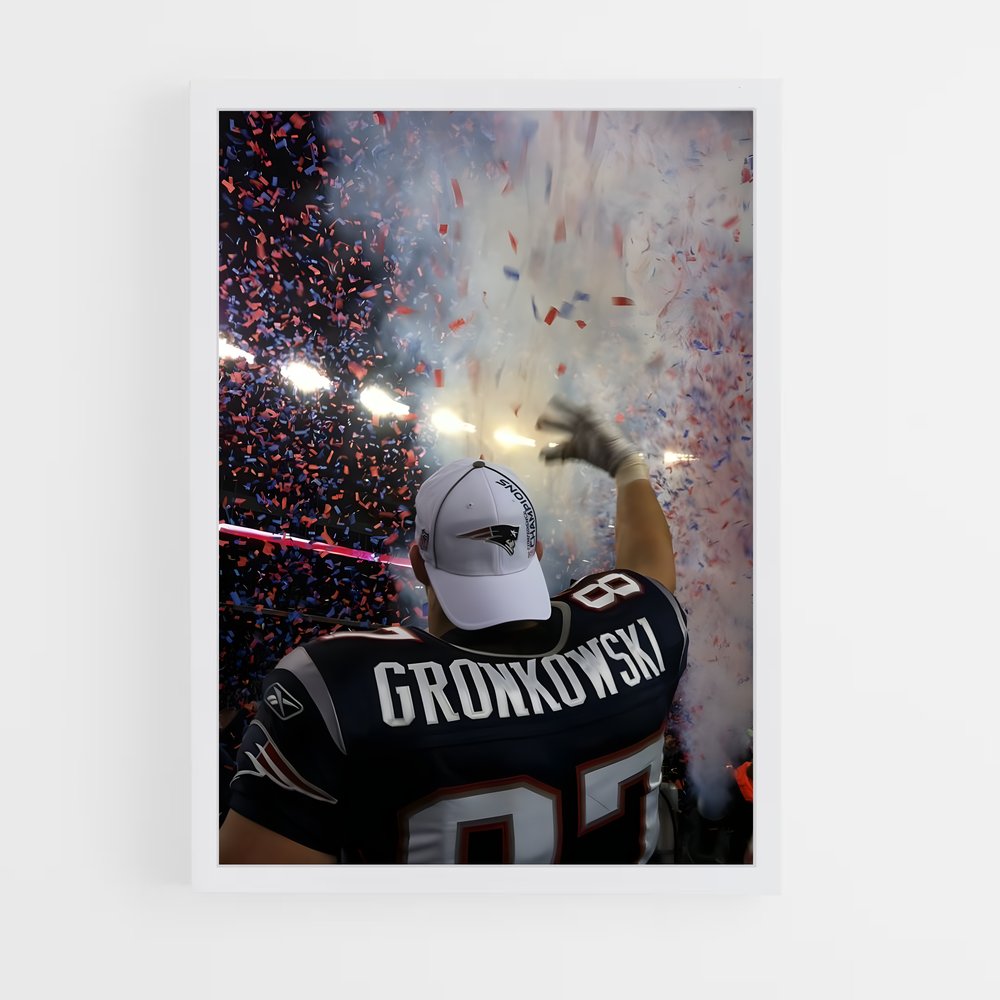 Poster Gronkowski – affiche Football US (vue 3)