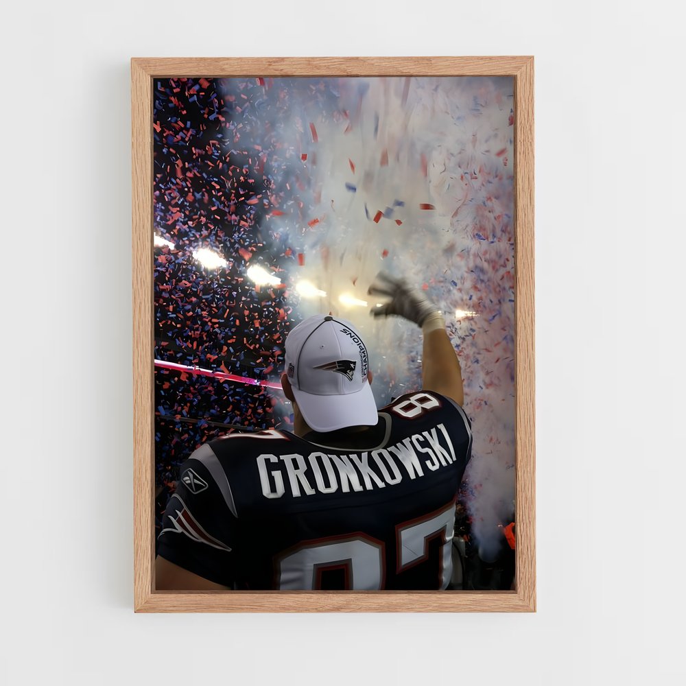 Poster Gronkowski – affiche Football US (vue 4)