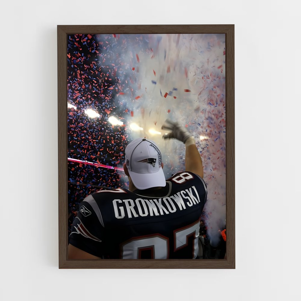 Poster Gronkowski – affiche Football US (vue 5)