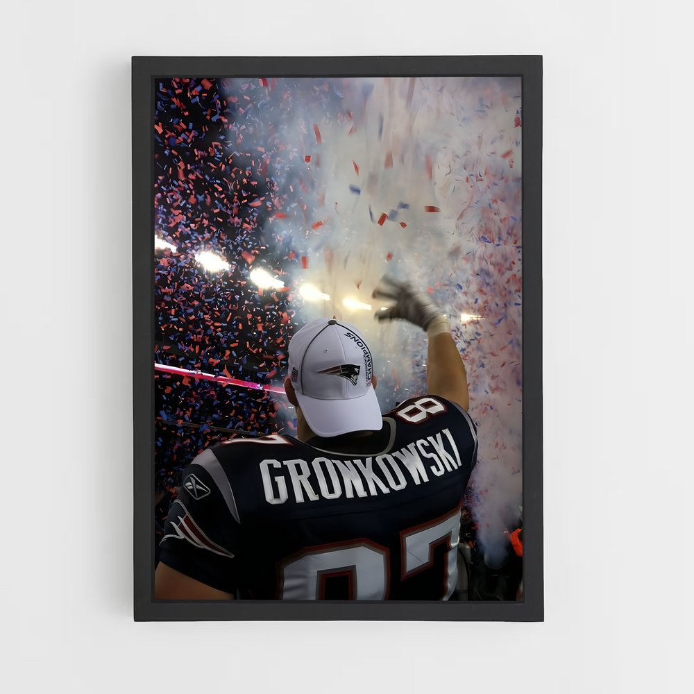 Poster Gronkowski – affiche Football US (vue 2)
