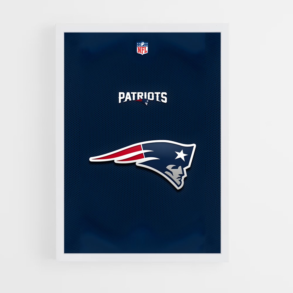 Poster NFL Patriots – affiche Football US (vue 3)