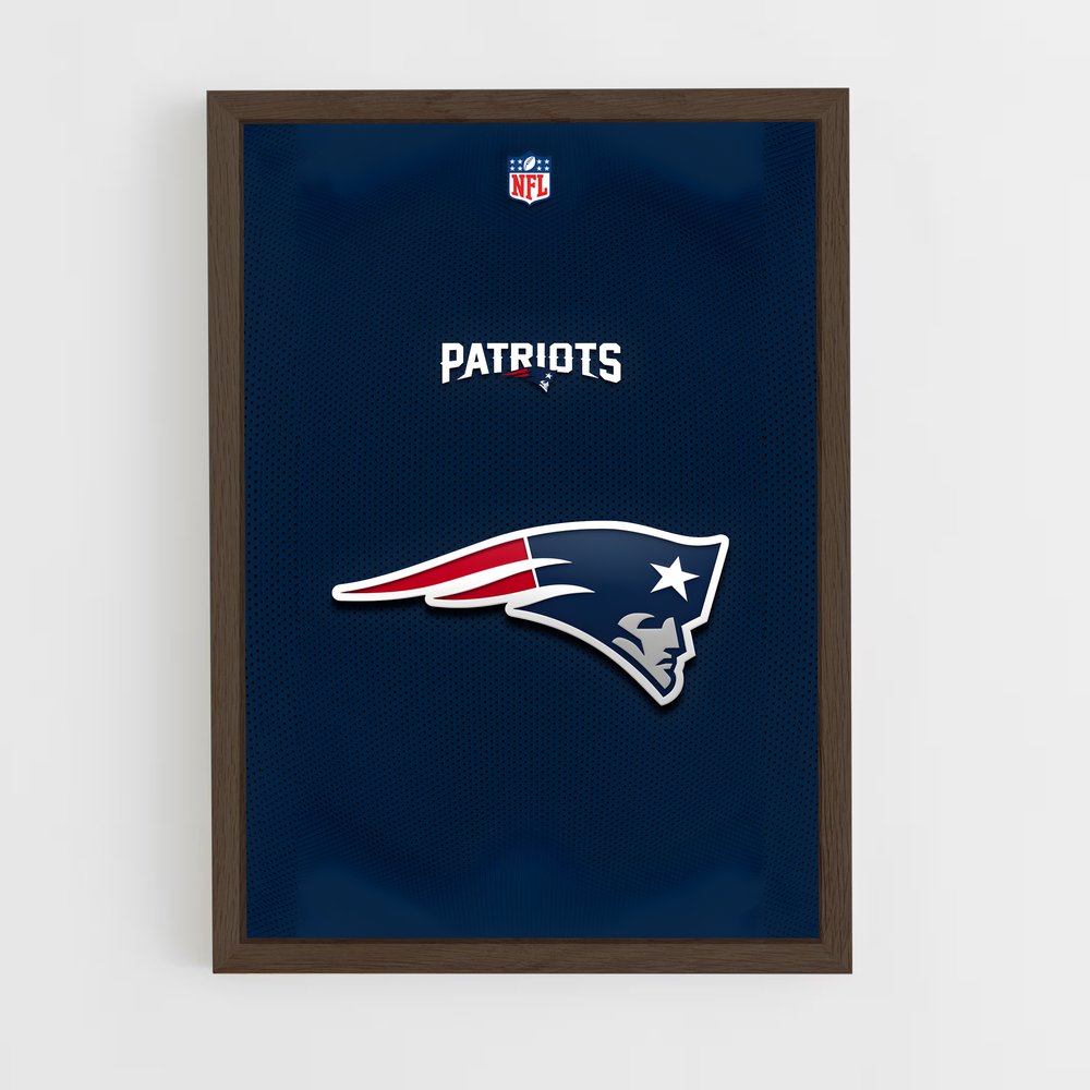 Poster NFL Patriots – affiche Football US (vue 5)