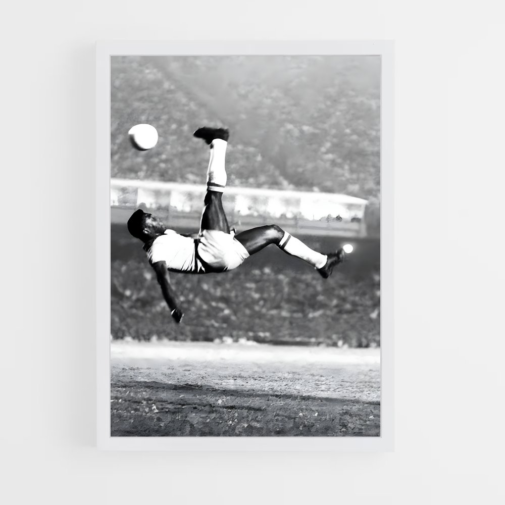 Poster Pelé Retournée Acrobatique – affiche Football (vue 3)