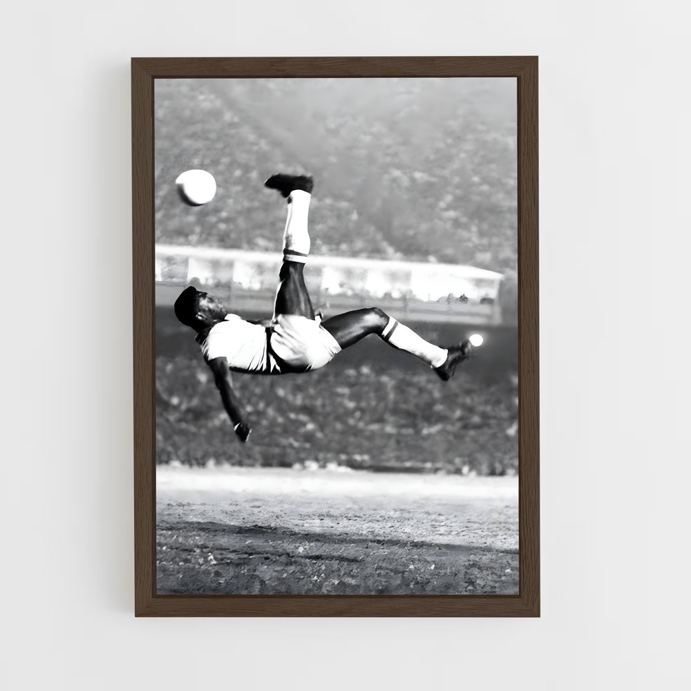 Poster Pelé Retournée Acrobatique – affiche Football (vue 5)