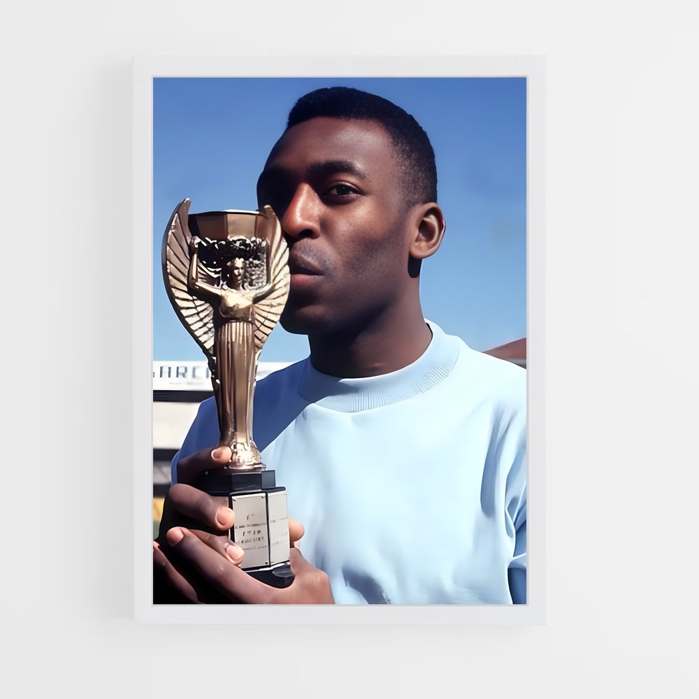 Poster Pelé Coupe – affiche Football (vue 3)