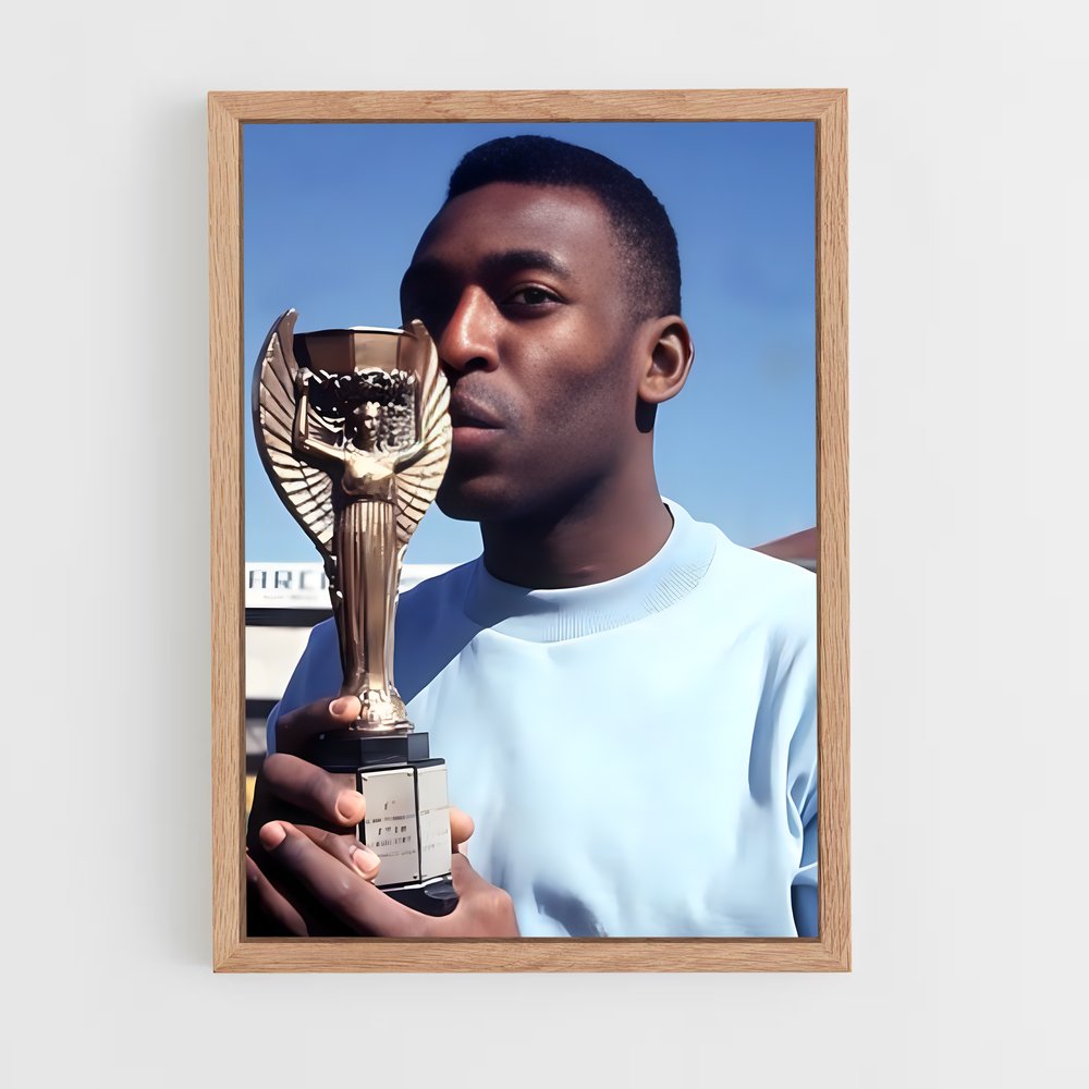 Poster Pelé Coupe – affiche Football (vue 4)