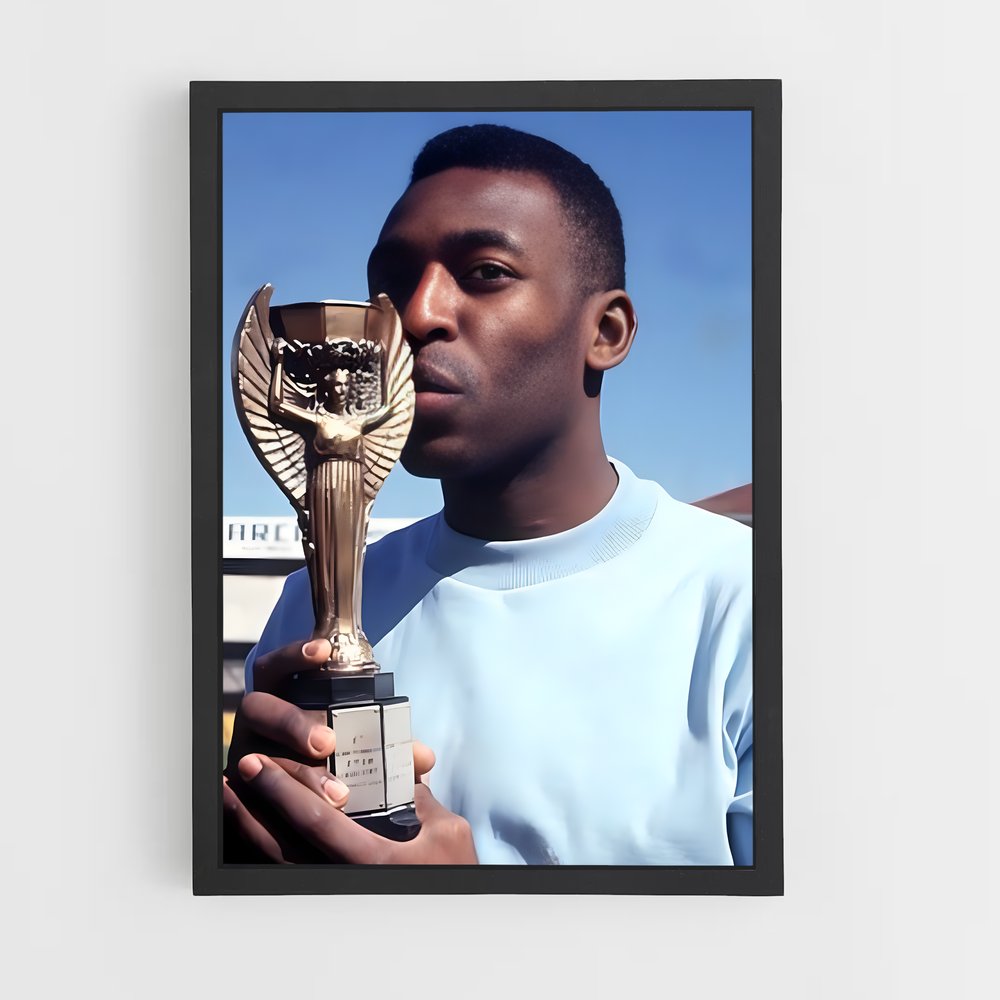 Poster Pelé Coupe – affiche Football (vue 2)