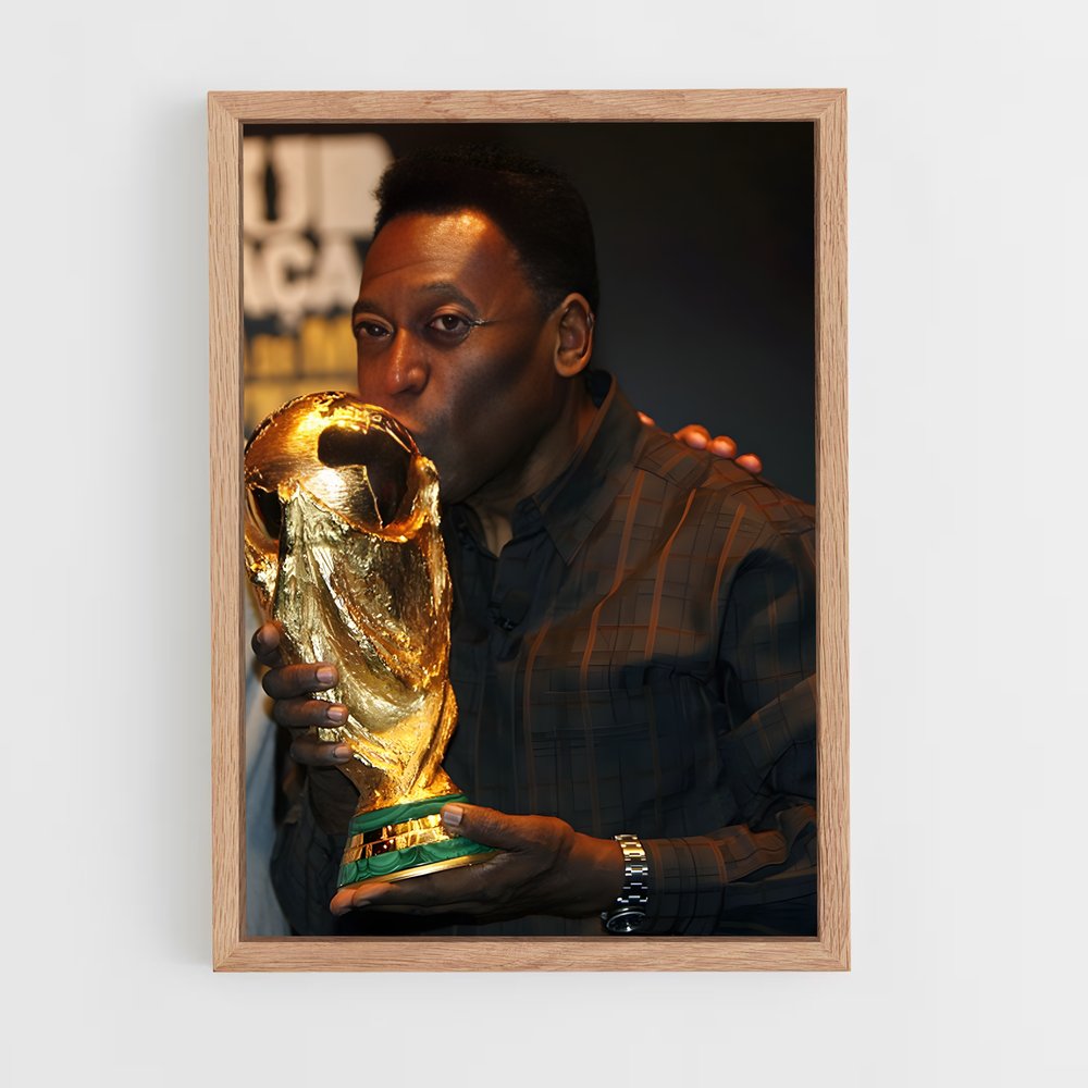 Poster Edson Arantes do Nascimento – affiche Football (vue 4)